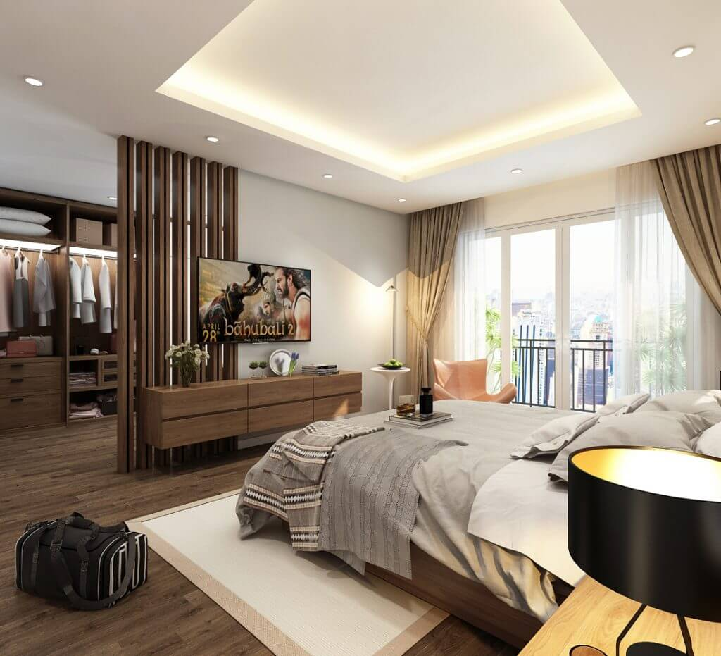Vách ngăn phòng ngủ và sự phát triển của ngành nội thất