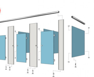 Hướng Dẫn Lắp Đặt Vách Ngăn Compact Chi Tiết